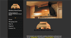 Desktop Screenshot of kitchenhoodparts.com