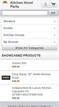 Mobile Screenshot of kitchenhoodparts.com
